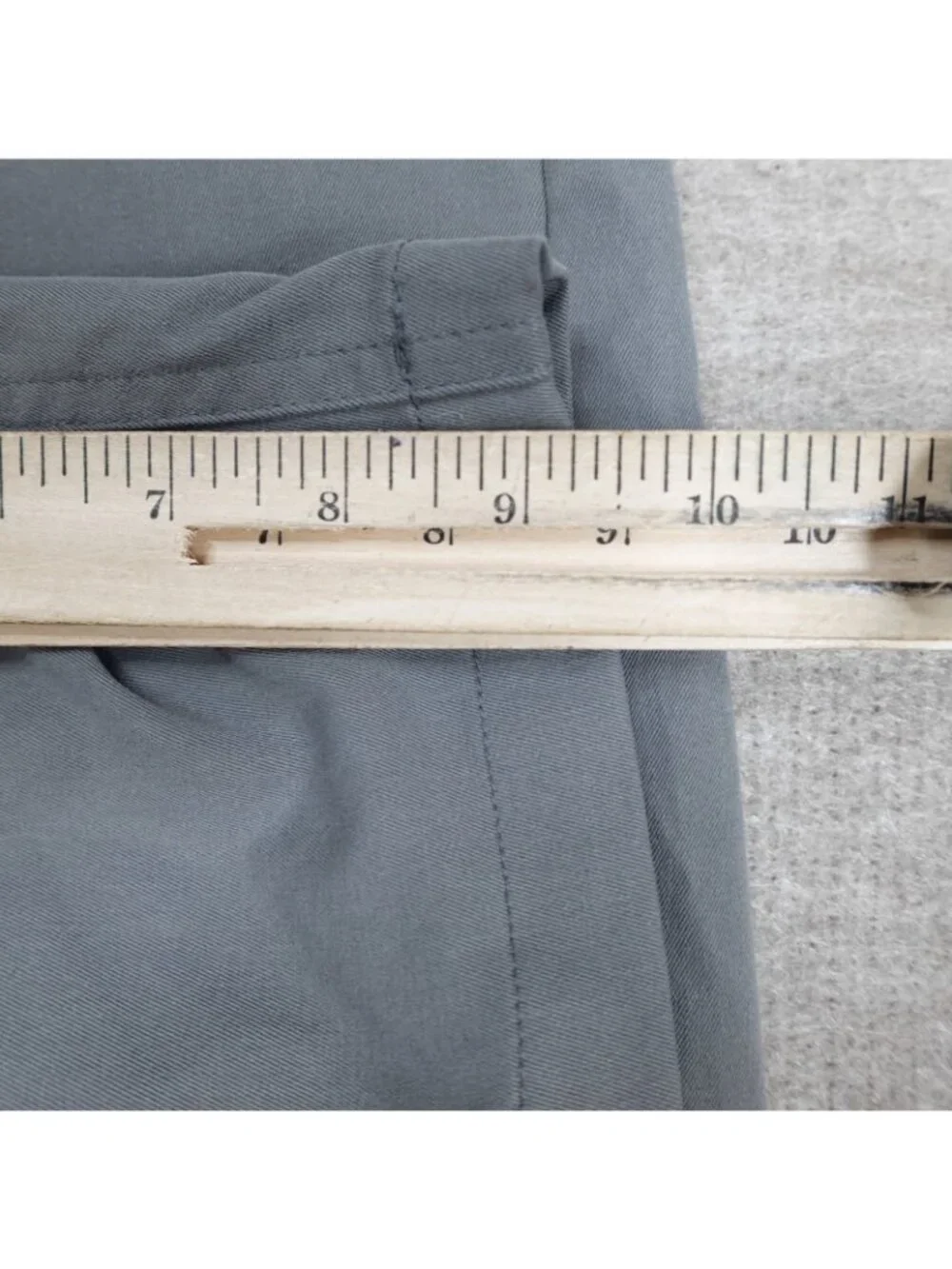 Proof Mens Shorts 34 Gray Solid 9